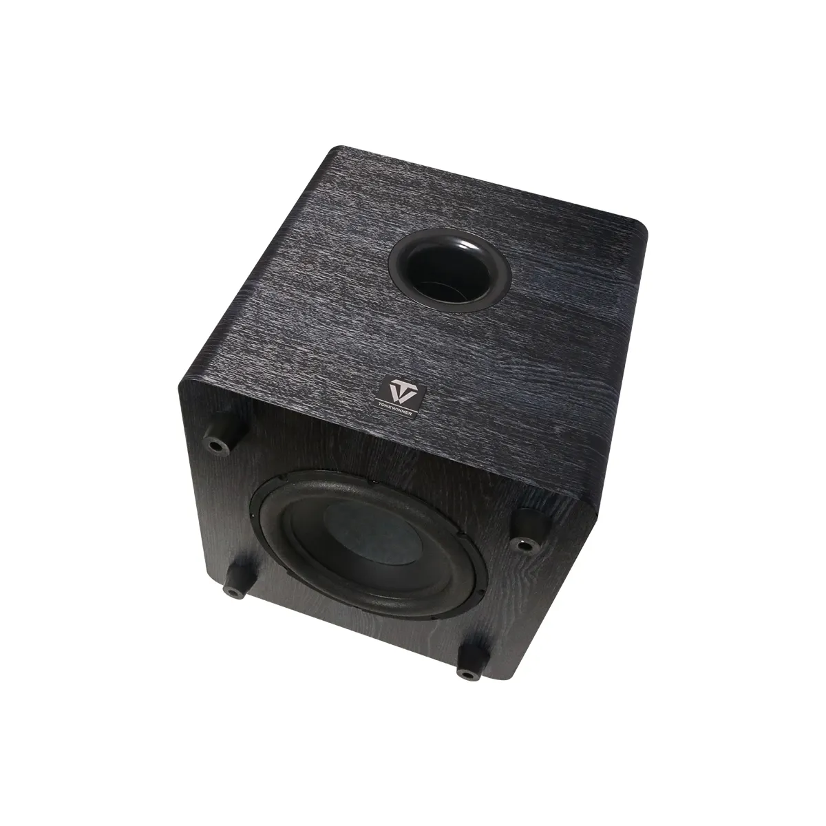 Beste Kwaliteit Oem/Odm 10-Inch Actieve High-Power Luidspreker Subwoofer Zwart Houten Basspeaker