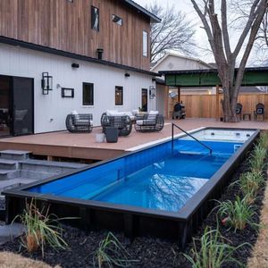 <span class=keywords><strong>Piscine</strong></span> préfabriquée en fibre de verre <span class=keywords><strong>pour</strong></span> hôtel et <span class=keywords><strong>jardin</strong></span> avec pompe, résistante aux UV, écologique, <span class=keywords><strong>pour</strong></span> <span class=keywords><strong>piscine</strong></span> au sol - Product Image 4
