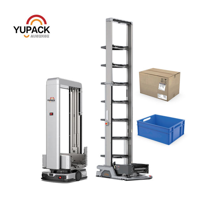 Industrial Warehouse Logistics and Smart Distribution Center Bin Handling AGV Carton Transfer AMR Robot