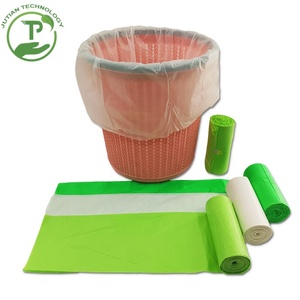 cornstarch based Trash Bag Eco-Friendly Biodegradable Garbage Bags Can Liner compostable bin liners