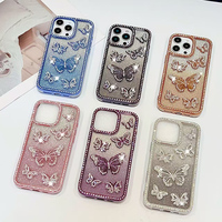 Coque de protection antichoc scintillante pour iPhone 17, 16, 15 Pro Max – Vente en gros OEM d'accessoires de téléphone