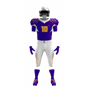 Premium Quality Customized American Football Uniform 100% Polyester Team Wear American Football Uniform - Product Image 2
