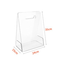 Boîte cadeau triangulaire en acrylique transparent, à personnaliser, boîte cadeau DIY, personnalisation