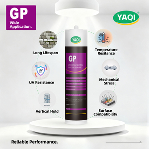 300ml acetic RTV GP silicon-rõ ràng grey resin keo cho xây dựng cho chế biến gỗ Giao thông vận tải sản xuất tại Trung Quốc - Product Image 6