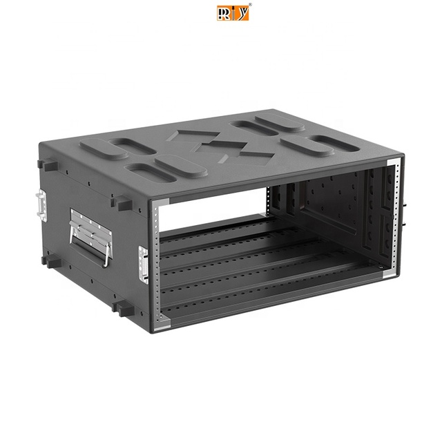 PE+ABS 15" Depth Plastic Rack Flight Case for Wireless Microphone