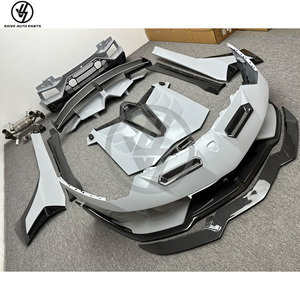 Kits de Carrocería SVJ Style Semi-Carbono para Lambo LP700 Aventador: Capó de Carbono, Parachoques Delantero, Alerón Trasero, Faldones Laterales y Guardabarros - Product Image 3