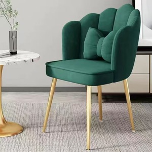Nordic kursi Hotel Modern furnitur ruang makan logam emas mewah grosir banket pernikahan <span class=keywords><strong>Sofa</strong></span> kain murah untuk penggunaan di rumah - Product Image 2