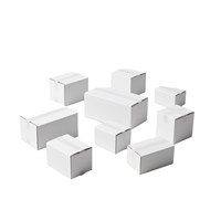 Personnalisé 3/5 Couche UV Étanche Gaufrage Expédition Déménagement Emballage Dur Cadeaux Blanc Uni Kraft Ondulé Carré Rigide