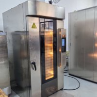 Horno Rotatorio de Aire Caliente, con Modos de Calentamiento Eléctrico, a Gas y a Combustible, Opcional para Hornear Pan, Pasteles, Galletas, etc.