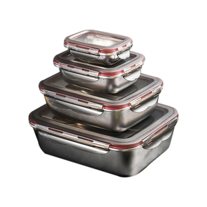 stainless steel hot sale sealing food container leakproof nested insulated lunch box