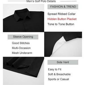 Polo de Golf para Hombre, Ligero, Texturizado, con Malla Elástica en 4 Direcciones - Product Image 5