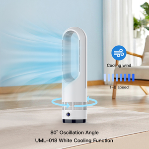 Smart Hot and Cool Bladeless Tower Fan Air Purifier With Remote <b>Humidifier</b> FAN - Product Image 4