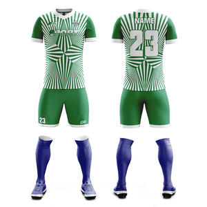 رجل مخصص البوليستر لكرة القدم جيرسي تدريب الكبار مجموعة موحدة الجملة التجفيف السريع شريط وردي يشمل اسم النادي الطباعة - Product Image 6