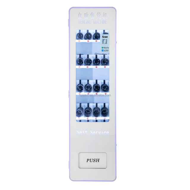 Manufacture Slim Smart Snacks Drinks and Combo Vending Machine With Cooling System Advanced Semiconductor Refrigeration