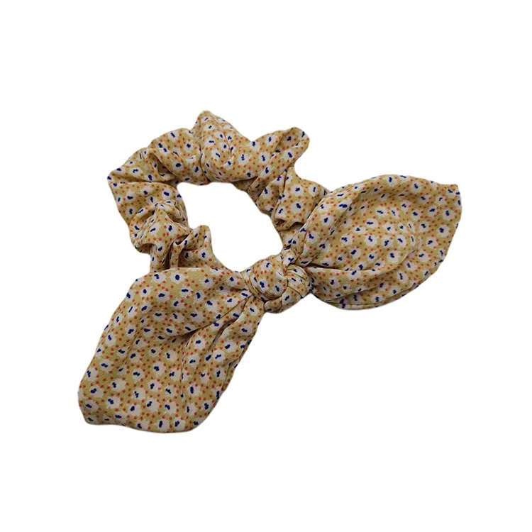 Lied Mag Hoge Kwaliteit Mode Bloemenstof Haar Scrunchie Voor Kinderen Haren Stropdasband Accessoires Dames 'Aanpasbaar