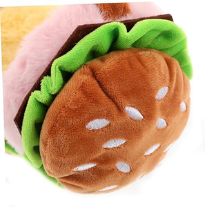 Mignon Hamburger <span class=keywords><strong>cache</strong></span>-oreilles dessin animé enfants hiver pliable thermique moelleux <span class=keywords><strong>oreille</strong></span> couverture <span class=keywords><strong>bandeau</strong></span> pour les activités de plein air - Product Image 3