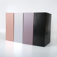 Boîte à bijoux en carton personnalisée, rigide, ondulée, pliable, magnétique, emballage personnalisé, boîte cadeau en papier kraft