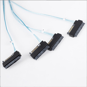 MiniSAS SFF 8087 <b>To</b> 4SATA29P Male Female Server Storage Adapter Data Cable With Braid Shielding For Digital Electronics - Product Image 2