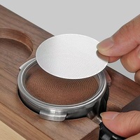 Logo personnalisé, réutilisable, durable, Portafilter à café, Écran de contact pour tamper 51mm, Disque de filtration gravé, Maille filtrante secondaire pour eau