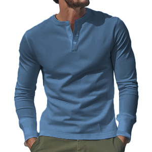 T-shirts pour hommes à col rond, style ou logo personnalisé, fabrication sur mesure, ODM, décontractés, streetwear, t-shirts à boutons pour hommes - Product Image 4