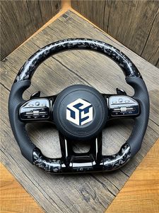 Volant en fibre de carbone pour Mercedes-Benz C43/C63/<span class=keywords><strong>C63s</strong></span> Coupé W205 AMG 19-22 Facelift C63/E63/GT/CLS - Product Image 5