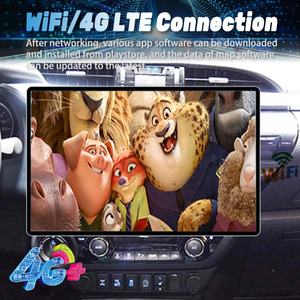 Pantalla 2K de 13.3 Pulgadas para Toyota Hilux 2015 2016 2018 2020, Reproductor Multimedia para Automóvil Android, Reproductor de Video Estéreo, Navegación GPS, Carplay Inalámbrico - Product Image 2