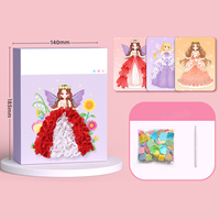 Planche à dessin 3D faite à la main Kit d'artisanat en papier unisexe Puzzle éducatif peinture de crevaison Poke Art bricolage jouets pour enfants