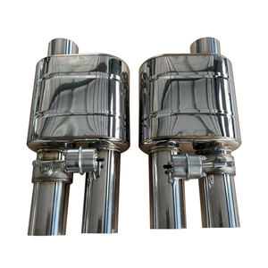 Venta al por mayor 201SS 2,5 pulgadas 2,75 pulgadas 3 pulgadas silenciador de escape universal con control remoto de recorte de válvula de salida dual - Product Image 2