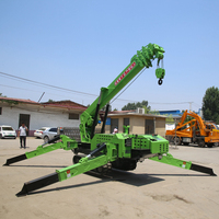 Entreprises de construction plus populaires 1 tonne grue d'araignée de panier d'architecture de 2 tonnes