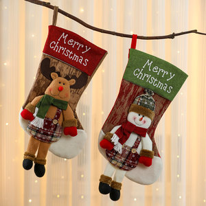 Chaussette de Noël extra large à suspendre, motif dessin animé, cadeau de Noël, décoration - Product Image 4
