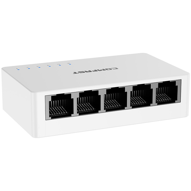 COMFAST CF-SG53 5-Port 1000Mbps Ethernet Switch Multi-Gigabit Unmanaged Mini Desktop Network Switch 10G Switch Low Price