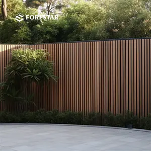 European style anti rotten recycled plastic new fashion design wpc composite fence panel suppliers in uae fencings fences