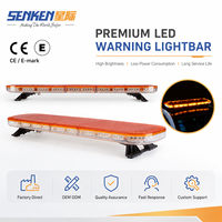 Barra de Luces LED de Perfil Bajo para Techo SENKEN de Alta Luminosidad de 48 Pulgadas, Barra de Luces Intermitentes de Emergencia para Automóviles
