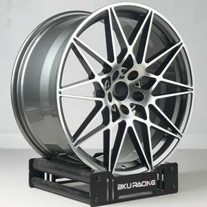 Jantes forgées Bku pour <span class=keywords><strong>BMW</strong></span> Style 128 E60 E65 E39 M5 <span class=keywords><strong>E46</strong></span> M3 E38 E70 E38 <span class=keywords><strong>17</strong></span> 18 19 20 pouces, jantes en alliage concave argentées 5X120 - Product Image 6