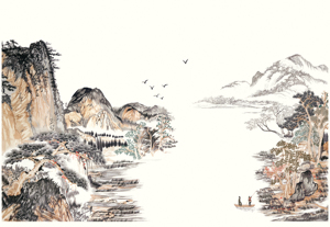 Papiers peints muraux Décor Mural Chambre à coucher Fond Broderie Chinoiserie Et Soie Chinoise <span class=keywords><strong>Papier</strong></span> <span class=keywords><strong>Peint</strong></span> <span class=keywords><strong>fresque</strong></span> Décoration Maison - Product Image 3