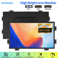 Monitor Industrial de Marco Abierto de 27 Pulgadas, 1920*1080, 1000 Nits, Legible Bajo la Luz Solar, Pantalla Táctil Capacitiva de Alto Brillo
