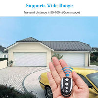 Télécommande universelle sans fil RF 433,92 MHz 4 canaux pour porte de garage