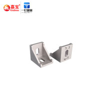 Alliage d'aluminium de haute qualité personnalisable Épaississement à 90 degrés Code d'angle de braquage Support de profil en aluminium