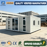Maison conteneur préfabriquée extensible personnalisée de 20 pieds et 40 pieds pour une assemblage rapide et une utilisation résidentielle modulaire