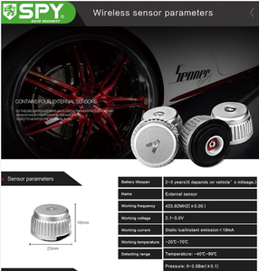 Năng lượng mặt trời Điện Kỹ Thuật số giám sát áp suất lốp hệ thống ABS Xe <span class=keywords><strong>TPMS</strong></span> với kỹ thuật số lốp Đồng hồ đo - Product Image 5