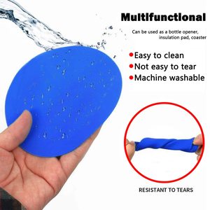 Adecuado para manos débiles, almohadilla de silicona de apoyo, abridor de botellas de silicona, abridor de latas, abridor de tapas, almohadilla de sujeción, multicolor - Product Image 3