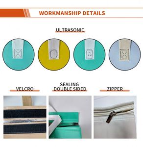 ถุงบรรจุภัณฑ์อาหารแบบฉนวนกันความร้อนหรูหราเป็นมิตรกับสิ่งแวดล้อม ราคาโรงงาน พร้อมลายตัวอักษร ทำจากผ้าไม่ถักทอ สำหรับทำถุงแบบใช้ซ้ำได้ - Product Image 3