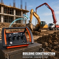 Télécommande hydraulique proportionnelle industrielle de haute qualité à 4 canaux pour applications marines et navires