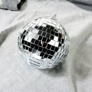 Liontin bola reflektif cermin kaca kualitas tinggi mewah untuk dekorasi memanggang kue pohon Natal klub buatan tangan untuk dansa - Product Image 1
