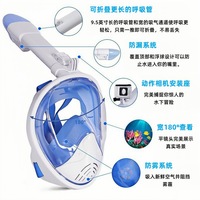 Masker Selam Full-Face Crivit Terlaris dengan Kustomisasi Pabrik dan Pemasangan Kamera Go Pro yang Dapat Dilepas