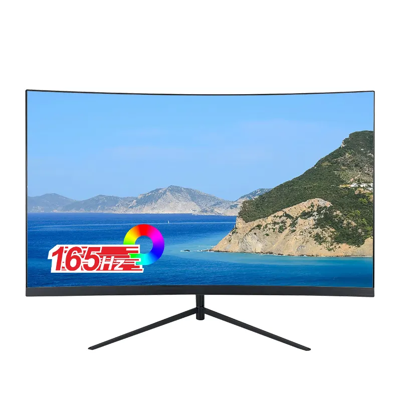 Monitor de jogos com tela LCD de 27 polegadas, monitor de jogos TN de 24 polegadas com resposta rápida 1K 144 Hz