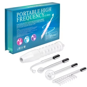 Portable High Frequency Skin Therapy Wand <b>Machine</b> for Acne Treatment Skin Tighten Wrinkle Reduction - Product Image 1