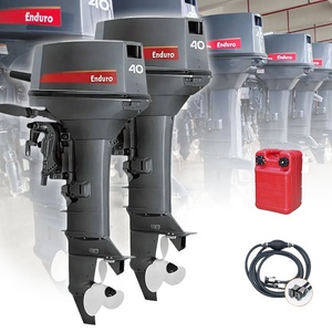 New 40 2 Stroke Long Shaft Gasoline Water Cooling 2 Cylinder 698cc Carburetor <b>Boat</b> <b>Engine</b> - Product Image 5