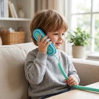 Téléphone SIP pour enfants coloré, super-magique, avec appels Wi-Fi, appels uniquement aux contacts approuvés et services d'urgence