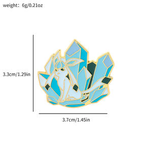 2024 recién divertido Pokemond esmalte pines dibujos animados poke monstruo broche - Product Image 5